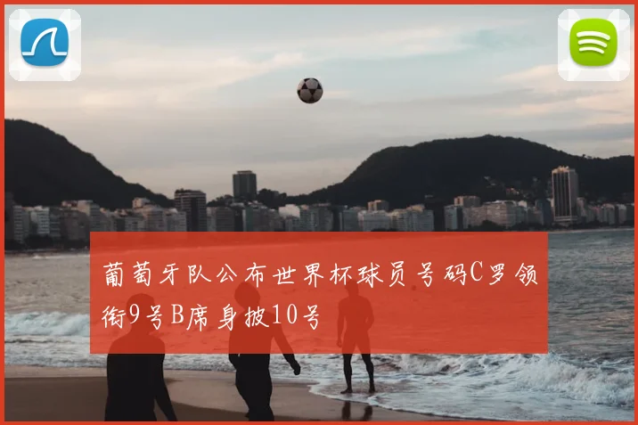 葡萄牙队公布世界杯球员号码C罗领衔9号B席身披10号